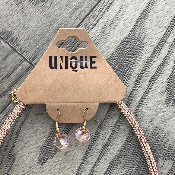 Teardrop Pendant Necklace Set - Picture 4 of 4